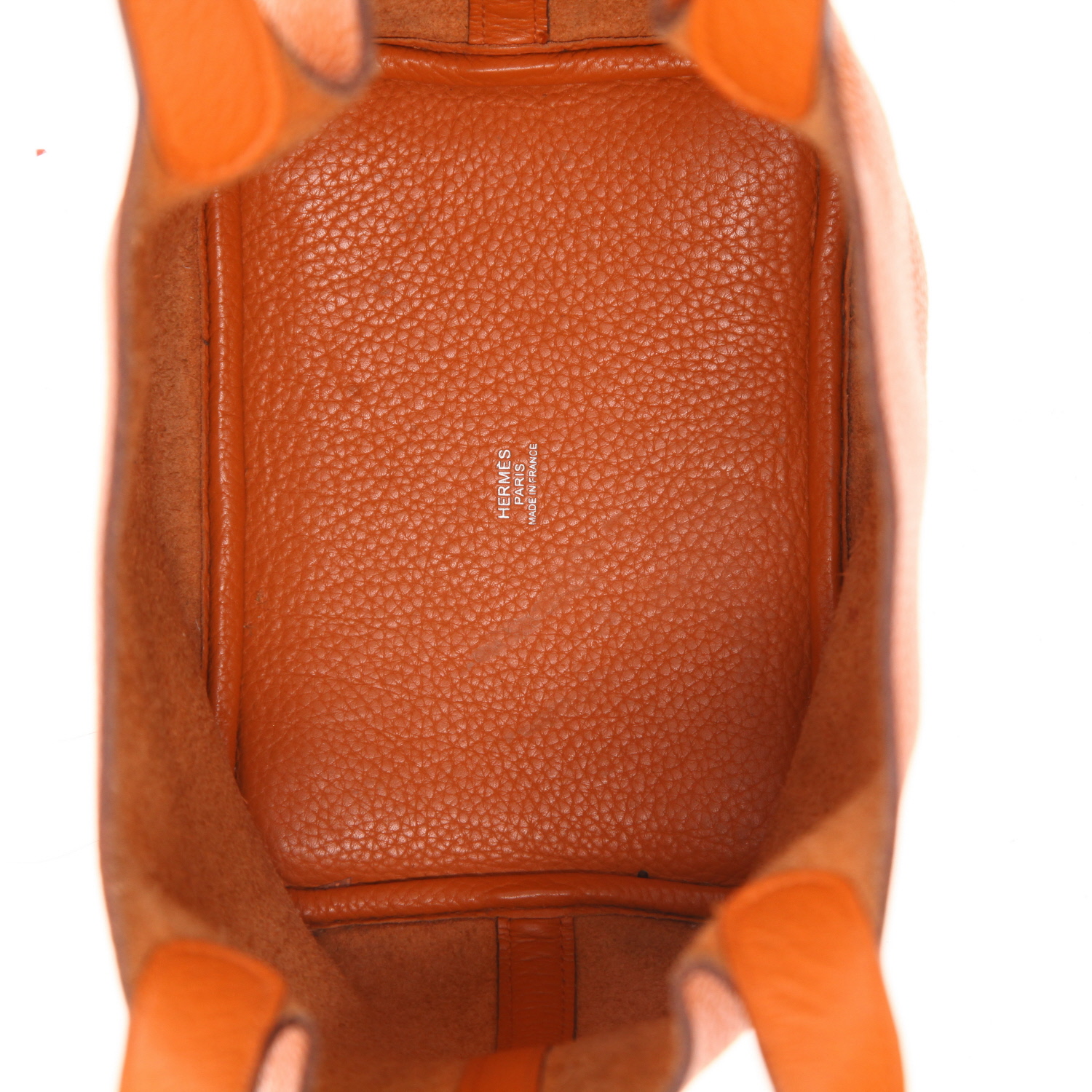 Borsa Hermès  Picotin 18 cm in pelle togo arancione - Detail D3