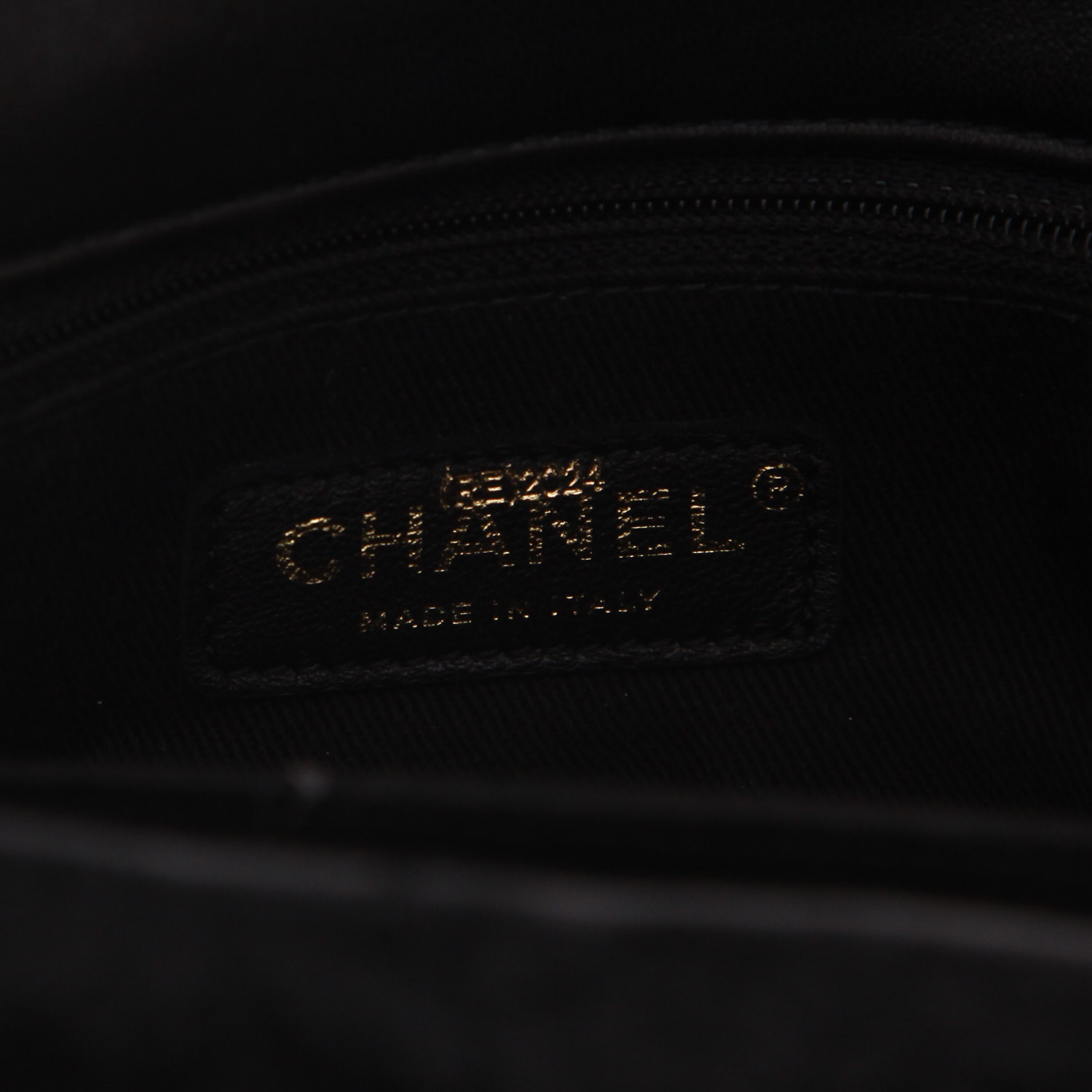 Borsa Chanel  Coco Handle in pelliccia sintetica nera e pelle nera - Detail D2