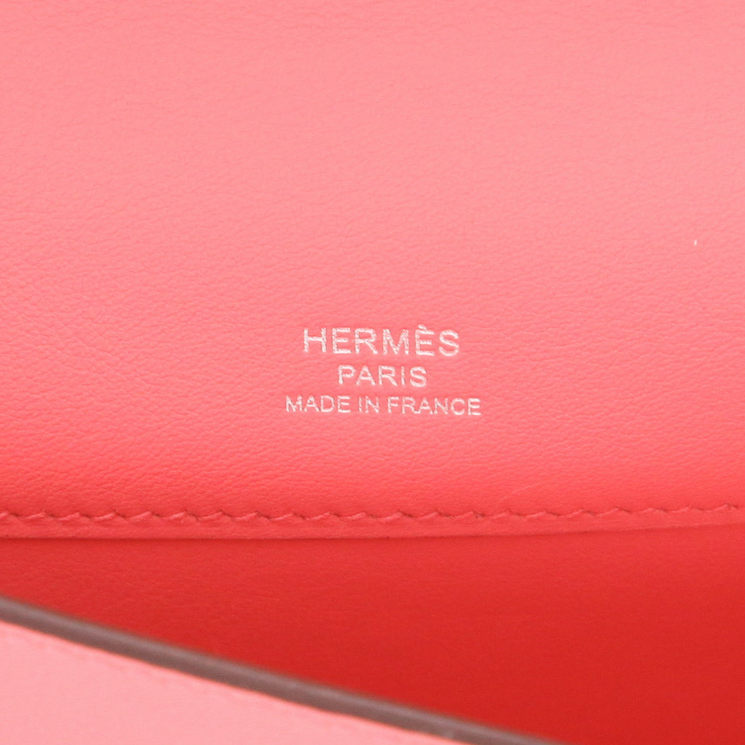 Borsa Hermès Kelly Cut in pelle Swift rosa Azalée - Detail D2