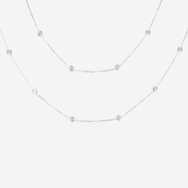 Sautoir Cartier Love en or blanc
