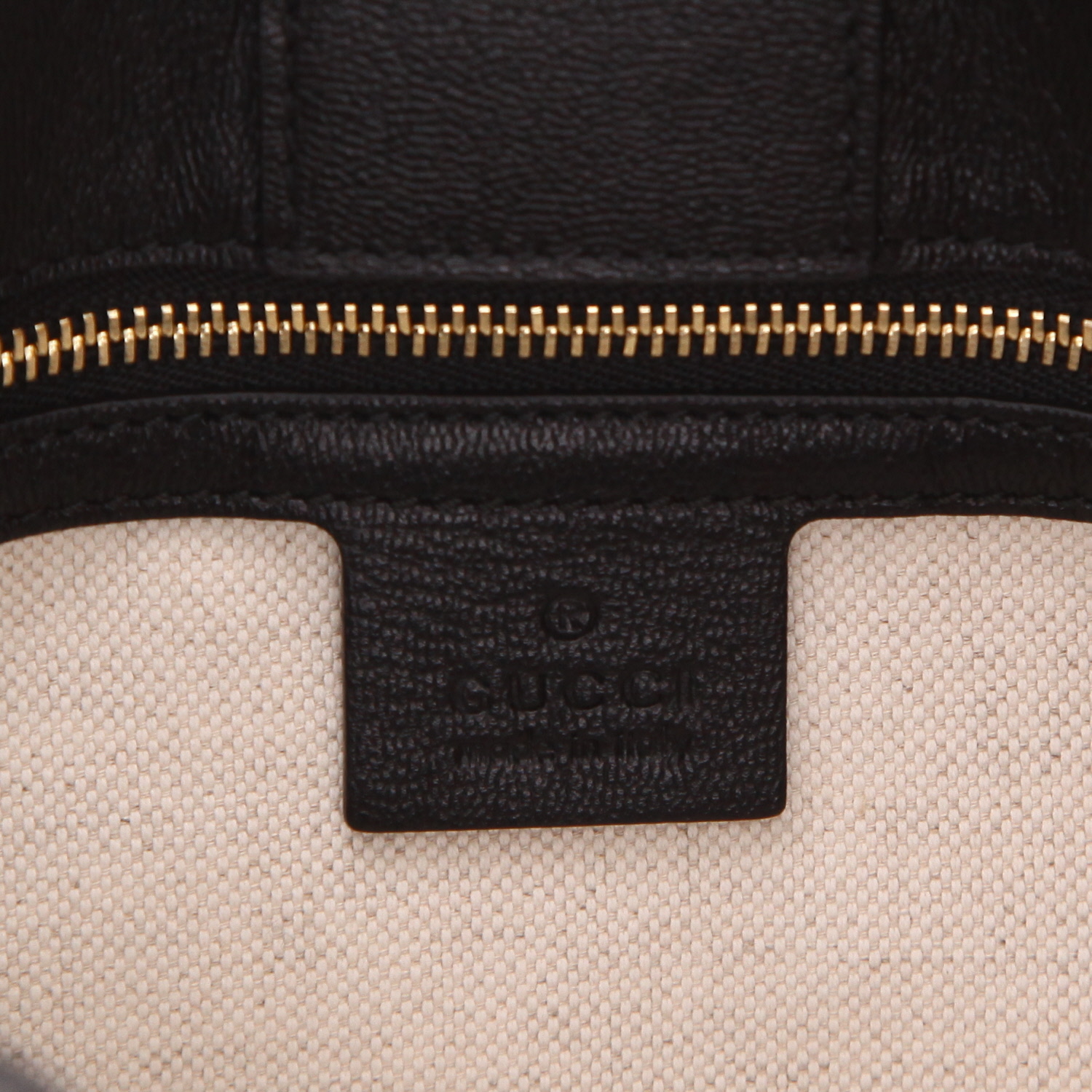 Borsa shopping Gucci 1955 Horsebit in pelle Noir - Detail D2