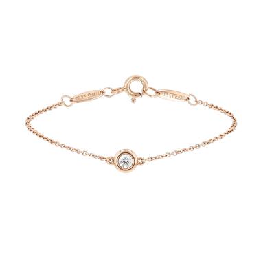 Pulsera «Diamonds By The Yard» de Tiffany & Co, en oro rosa y diamantes