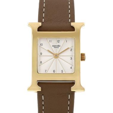 Hermès Heure H  in gold plated and stainless steel Ref: Hermes - HH1.201  Circa 2000