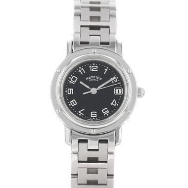 Montre Hermès Clipper en acier Ref: Hermes - CL4.210  Vers 2000