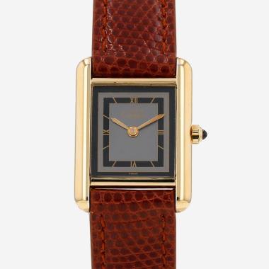 Montre Cartier Tank Must en vermeil Ref: Cartier - 366001  Vers 1990