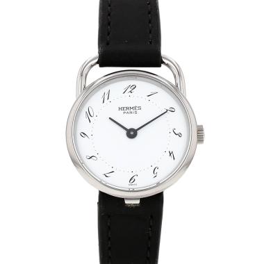 Montre Hermès Arceau en acier Vers 2000