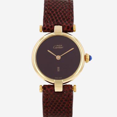 Montre Cartier Must Vendôme en vermeil Ref: Cartier - 18  Vers 1990