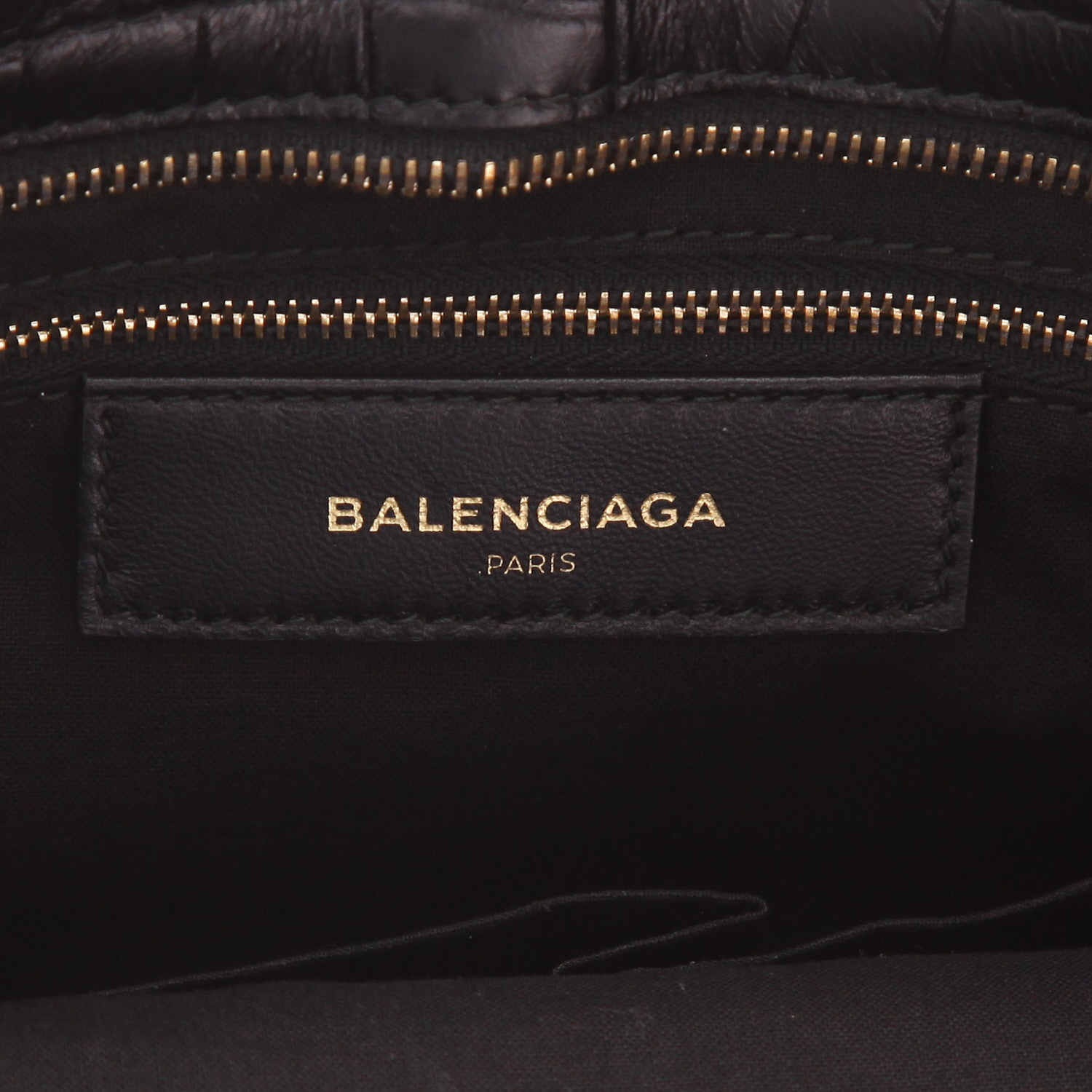 Sac à main Balenciaga  City en cuir noir - Detail D2