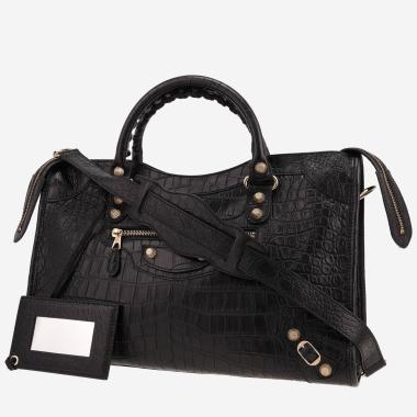Balenciaga  City handbag  in black leather