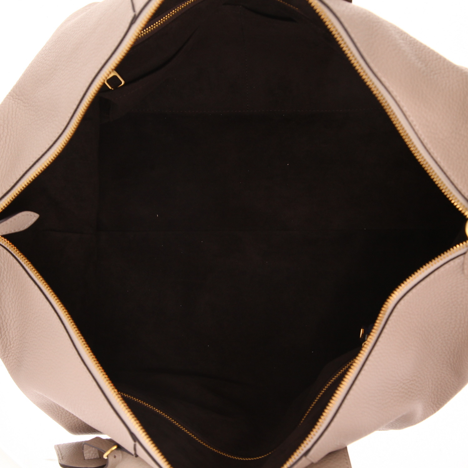 Bolsa de viaje Louis Vuitton  Sofia Coppola en cuero granulado beige - Detail D3