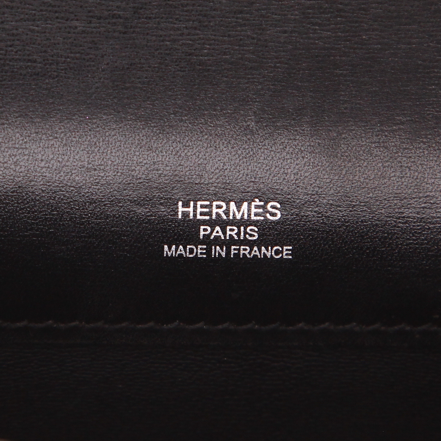 Hermès Kelly Cut clutch bag in black box calf leather - Detail D2