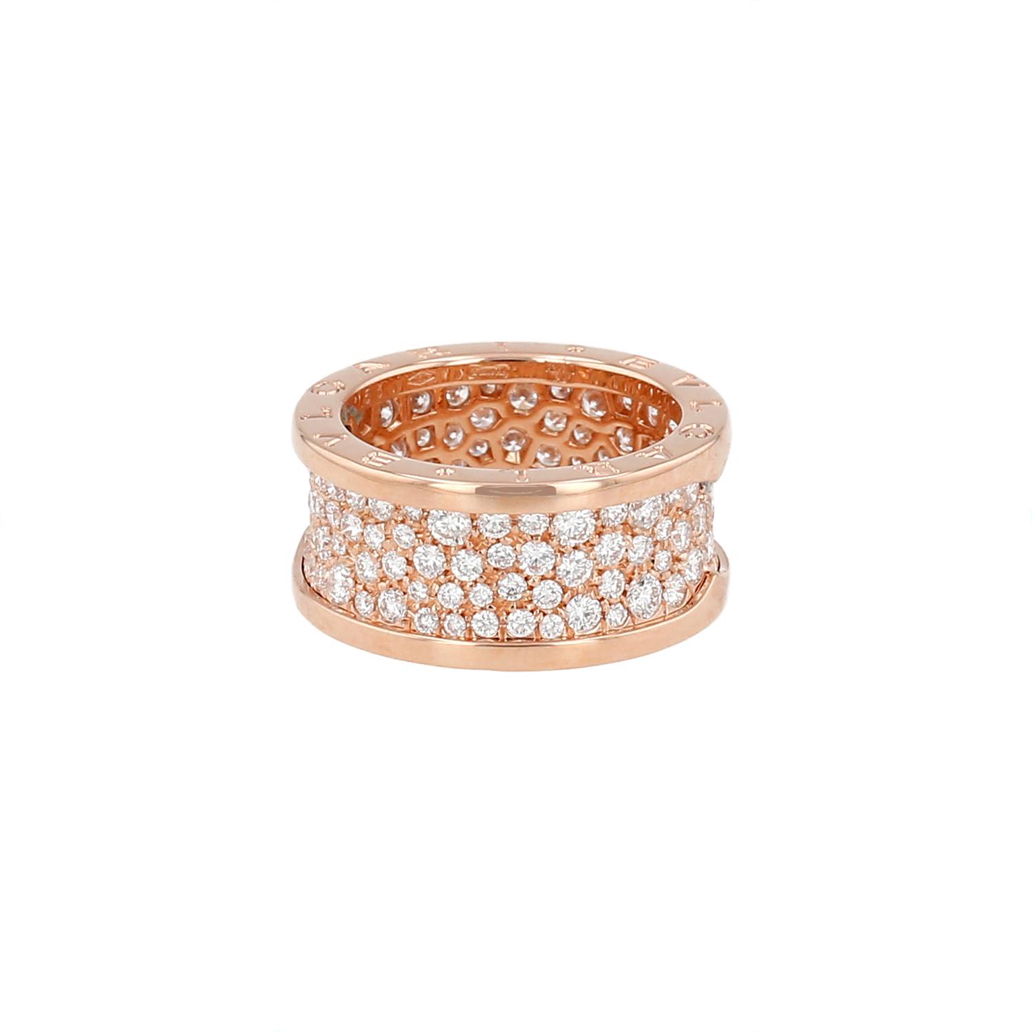 Bague Bulgari B.Zero1 or rose diamants occasion