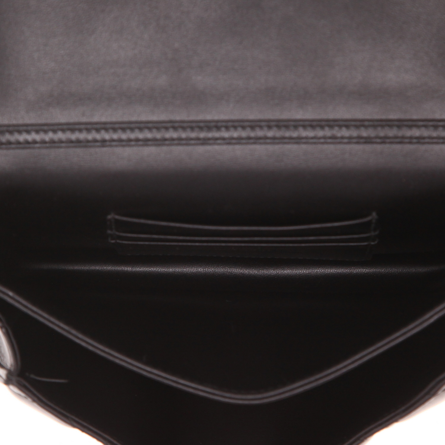 Dior  My Dior mini  handbag/clutch  in black leather cannage - Detail D3