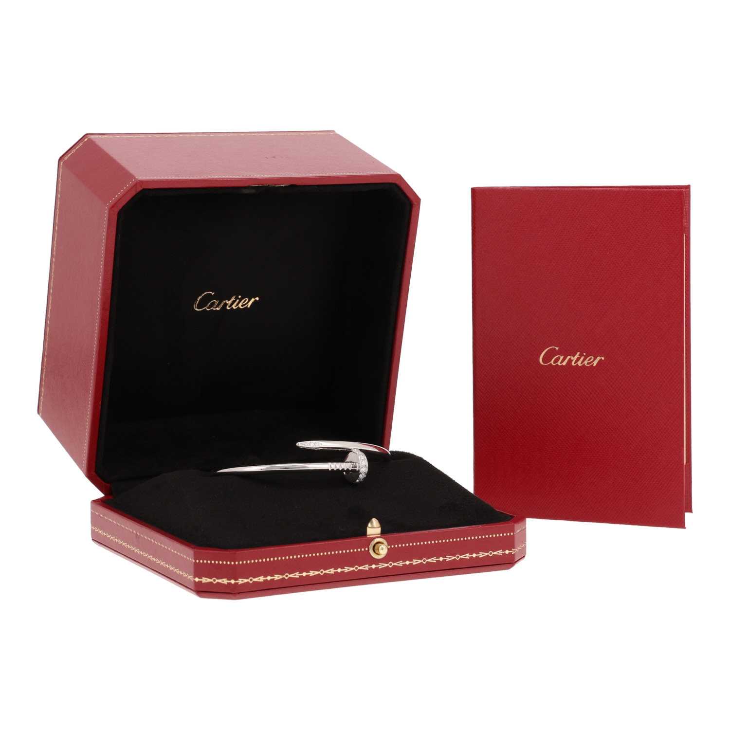 Bracciale Cartier Juste un Clou in oro bianco e diamanti
