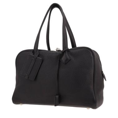 Hermès  Victoria handbag  in dark blue togo leather