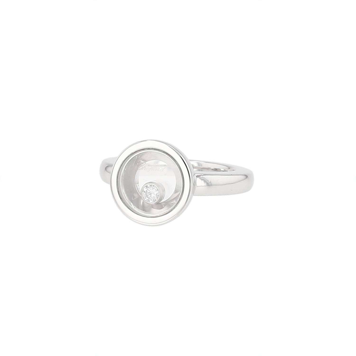 Bague Chopard Happy Diamonds or blanc diamant occasion