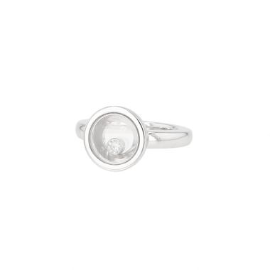 Anillo Chopard Happy Diamonds de oro blanco y diamantes