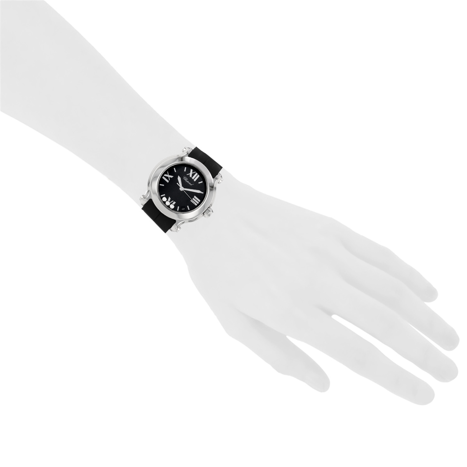Montre Chopard Happy Sport en acier Ref: Chopard - 8475  Vers 2012 - Detail D1