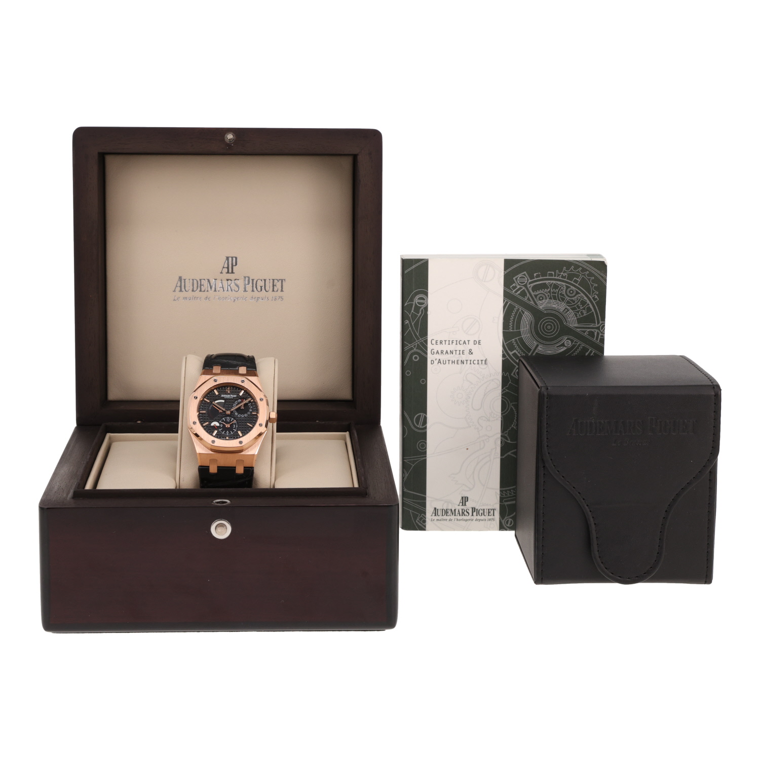 Orologio Audemars Piguet Royal Oak Dual Time in oro rosa, rif.: Audpig - 26120OR, intorno al 2009