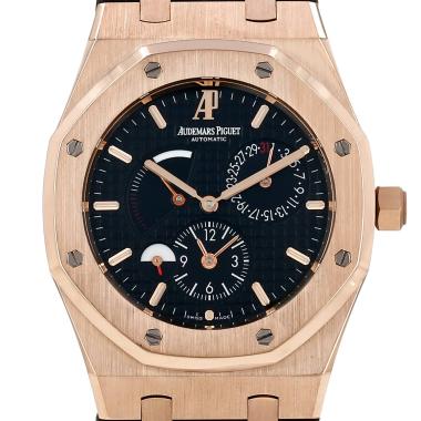 Orologio Audemars Piguet Royal Oak Dual Time in oro rosa, rif.: Audpig - 26120OR, intorno al 2009
