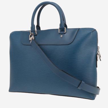 Porte-documents Louis Vuitton   en cuir épi bleu
