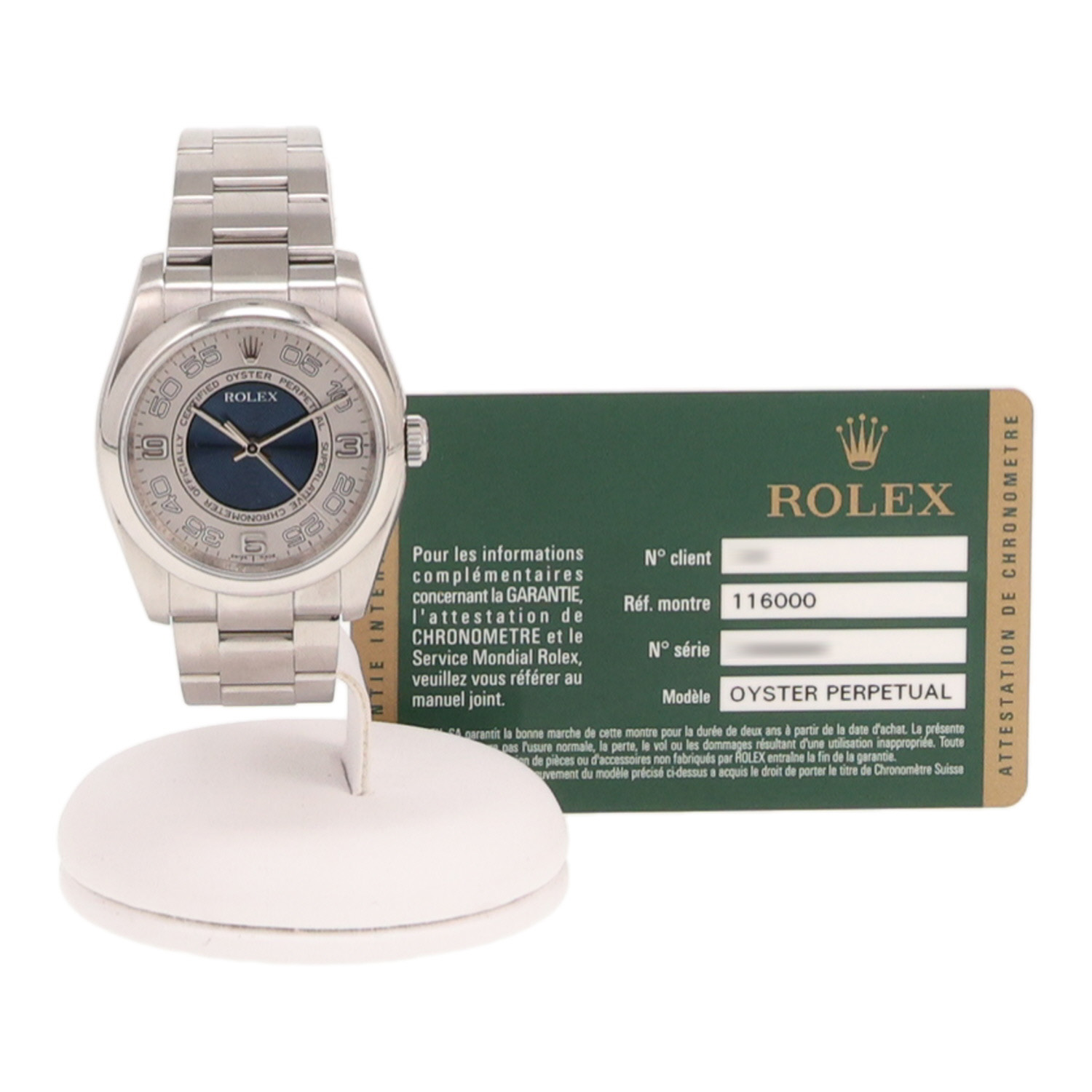 Rolex Oyster Perpetual steel watch, Ref: Rolex - 116000, circa 2008