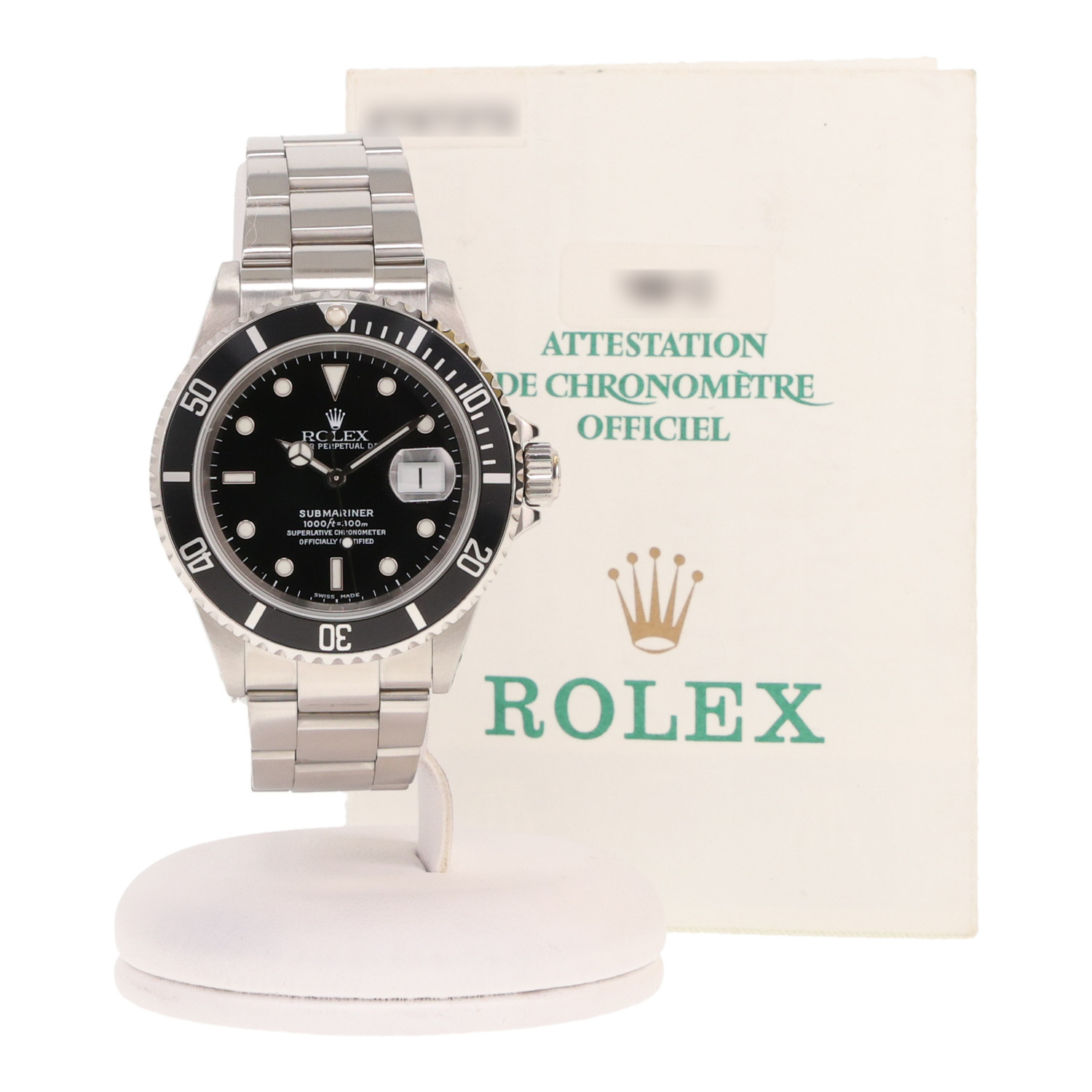 Orologio Rolex Submariner Date in acciaio, Ref.: Rolex - 16610  Intorno al 2000 - Detail D2