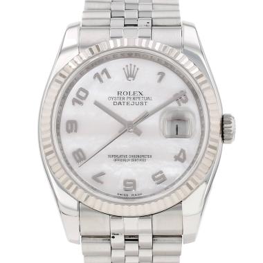 Montre Rolex Datejust en or et acier Ref: Rolex - 116234  Vers 2007