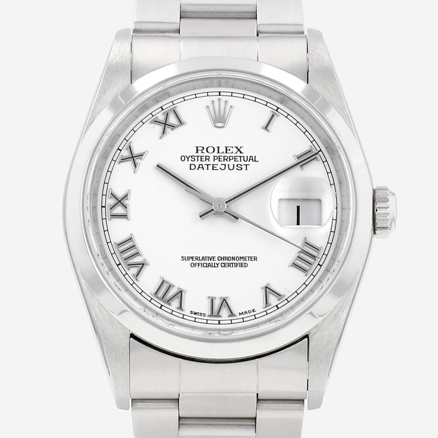 Rolex Datejust steel watch, Ref: Rolex - 16200 Circa 2001
