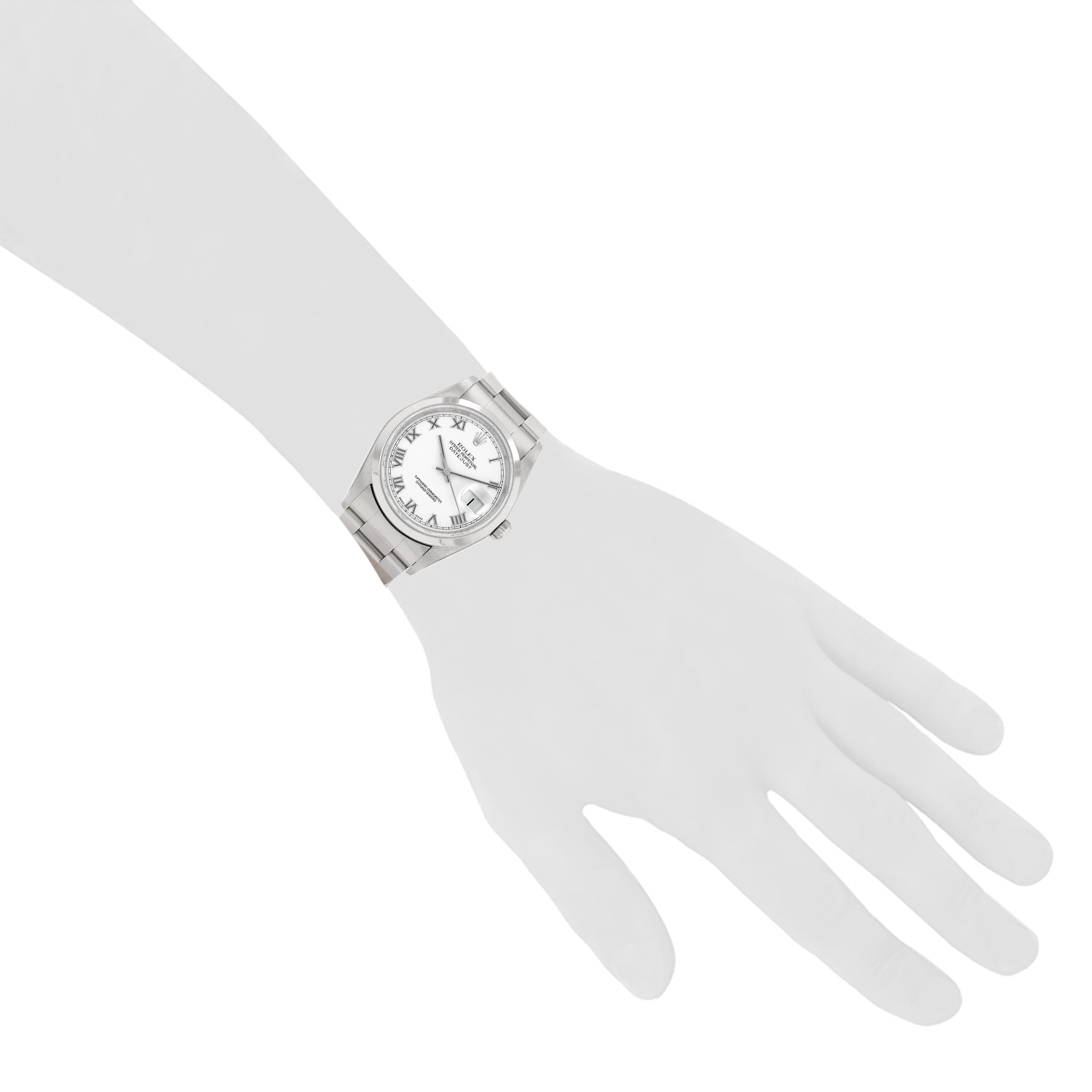 Rolex Datejust steel watch, Ref: Rolex - 16200  Circa 2001 - Detail D1
