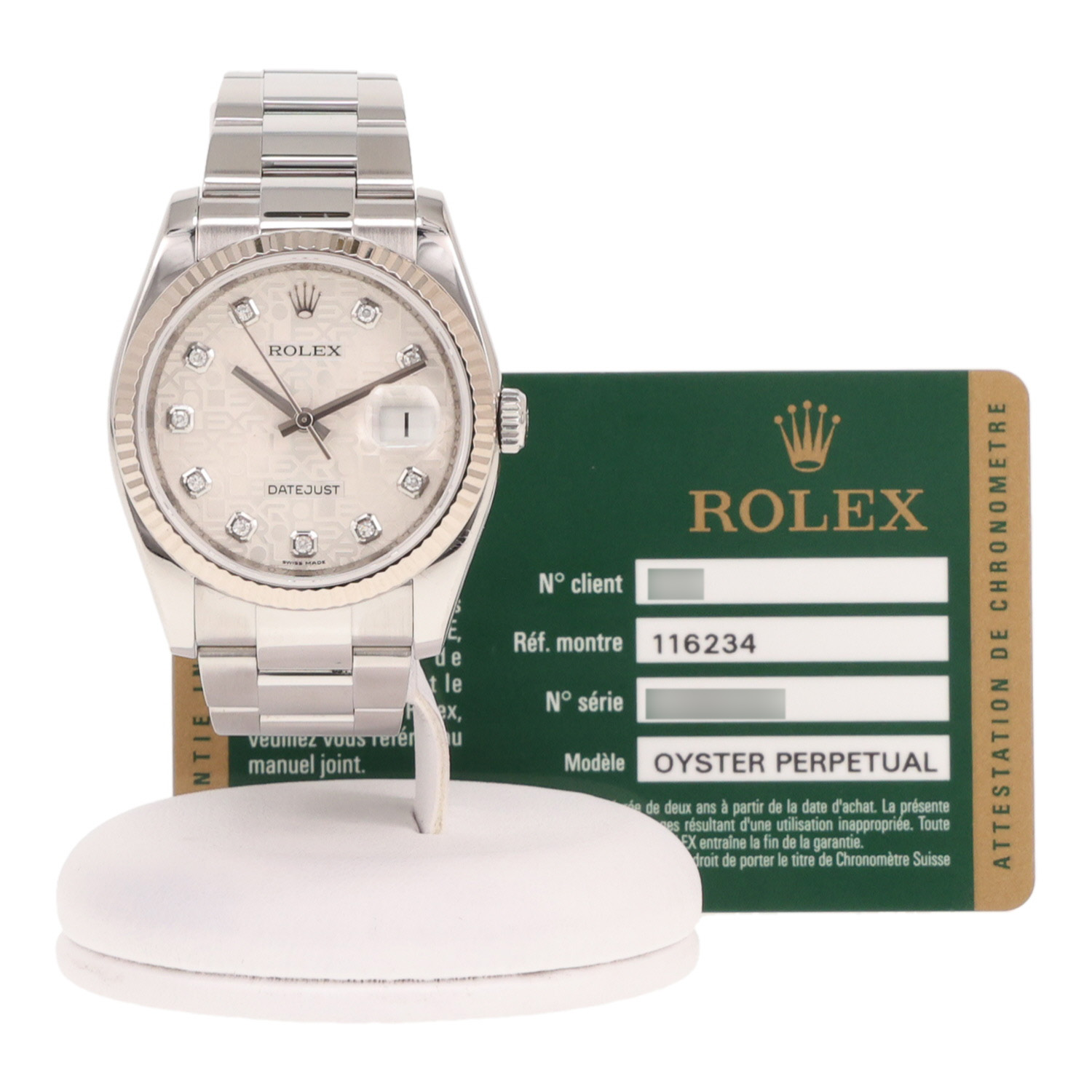 Orologio Rolex Datejust in oro e acciaio, Ref.: Rolex - 116234  Circa 2010