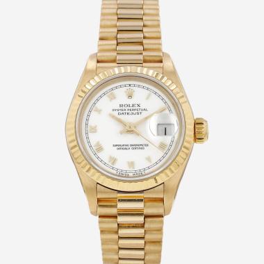Rolex Datejust Lady watch in yellow gold, Ref: Rolex - 69178, circa 1991