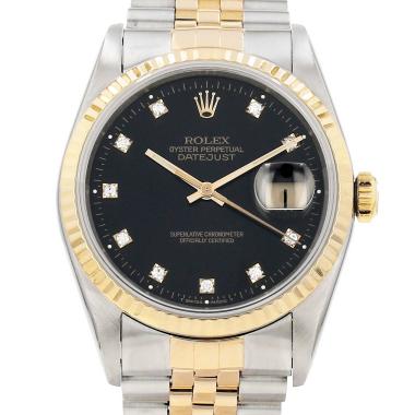Montre Rolex Datejust en or et acier Ref: Rolex - 16233  Vers 1991