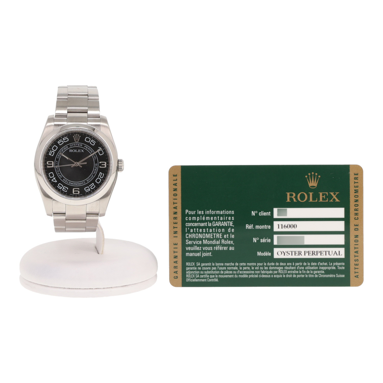 Rolex Oyster Perpetual steel watch, Ref: Rolex - 116000  Circa 2007
