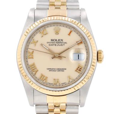 Montre Rolex Datejust en or et acier Ref: Rolex - 16233  Vers 1988