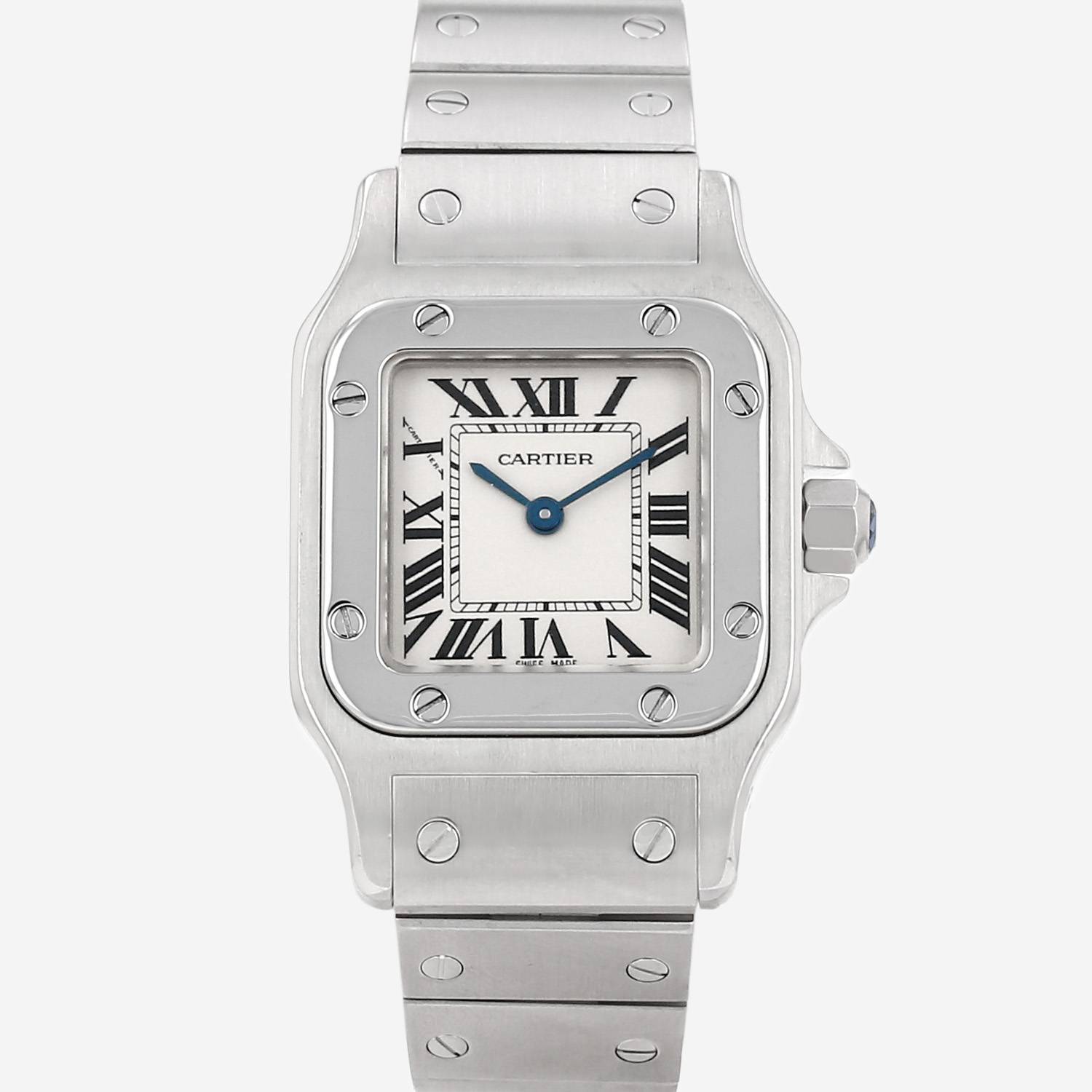 Cartier Santos small model watch in steel, Ref: Cartier - 1565, circa 2000