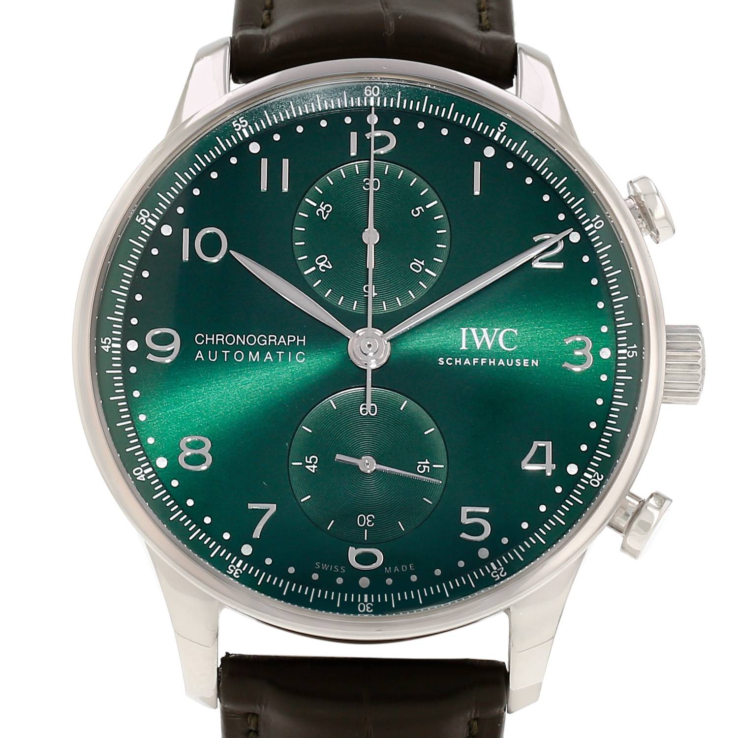 Montre IWC Portuguese-Chronograph en acier Ref: IWC - 371615 Vers