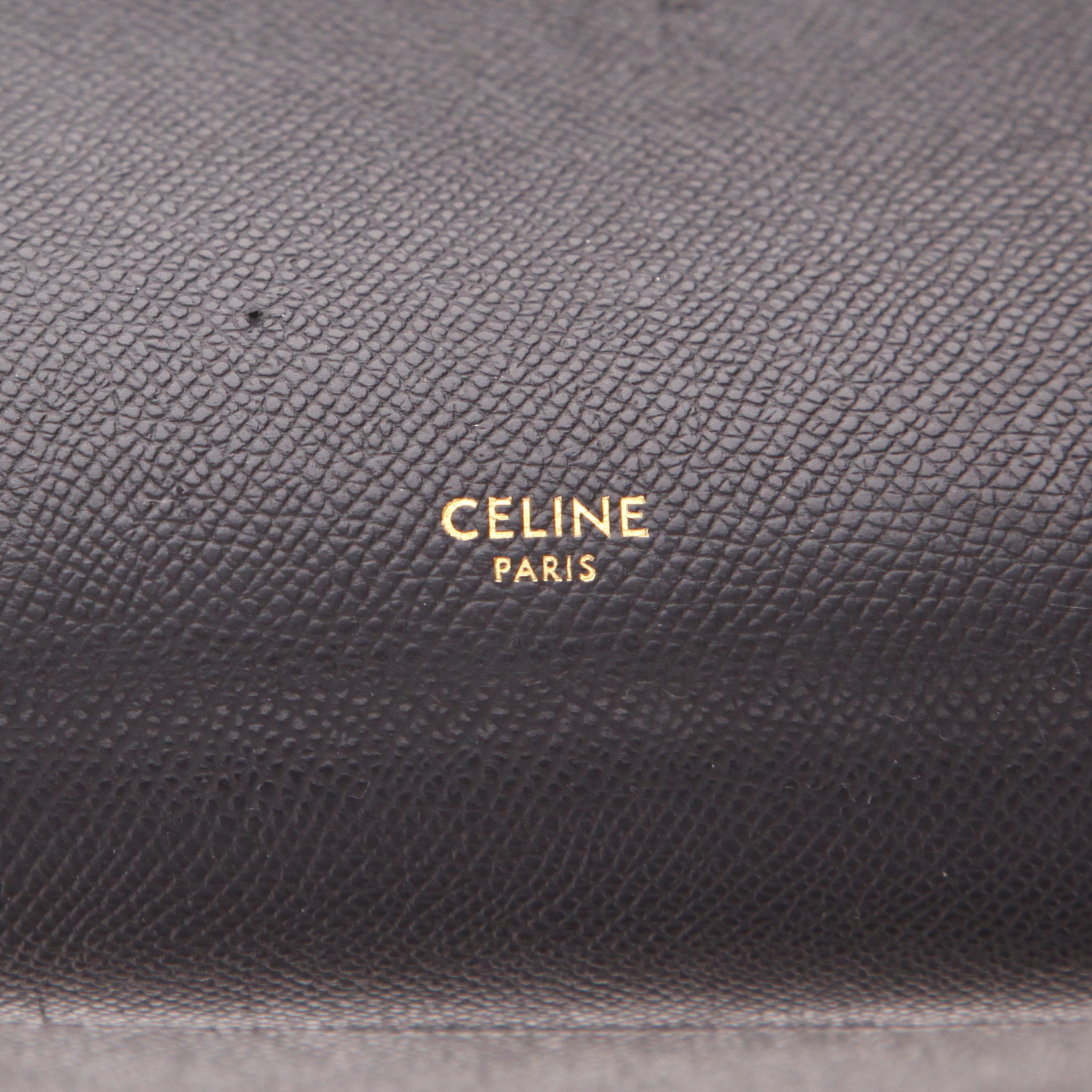 Borsa Celine Belt Mini in pelle martellata nera - Detail D2