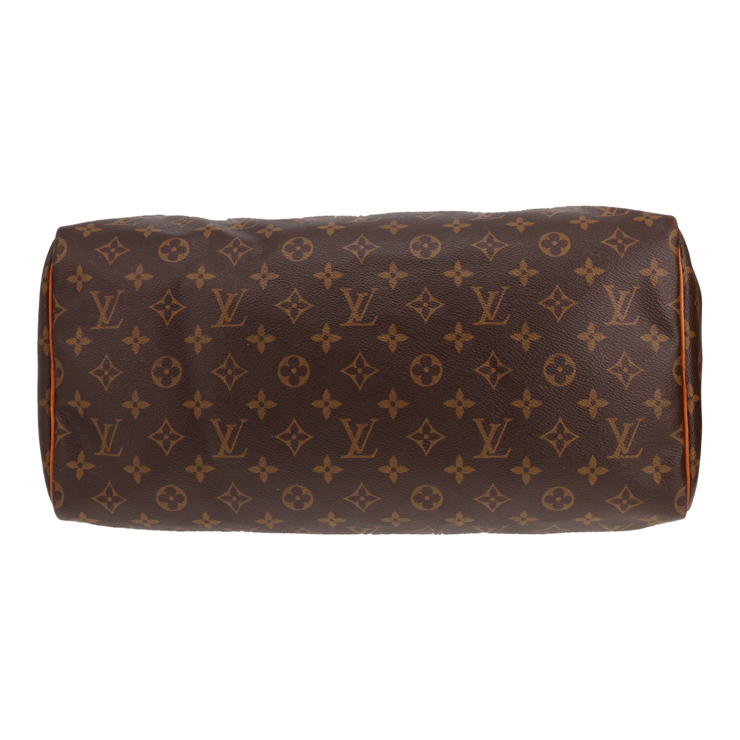 Sac à main Louis Vuitton  Speedy 40 en toile monogram enduite et cuir naturel - Detail D1