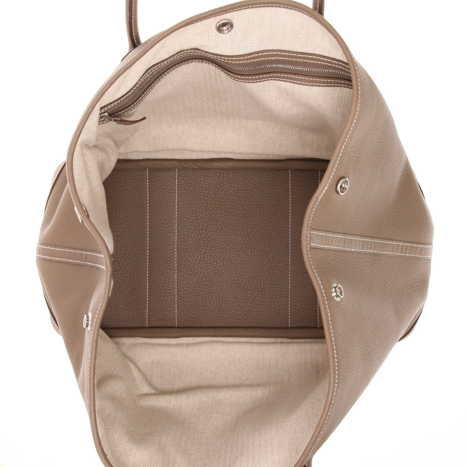 Sac à main Hermès  Garden Party 36 cm en cuir togo étoupe - Detail D3