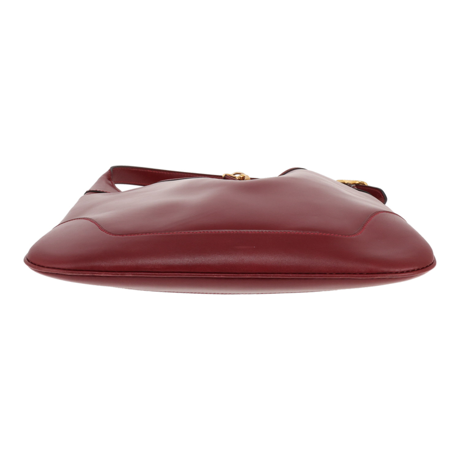 Hermès shoulder or handbag  Trim in red box leather H - Detail D1