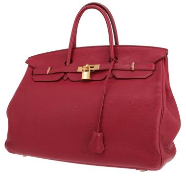 Hermès Birkin 40 cm handbag in Togo leather, Rosewood colour