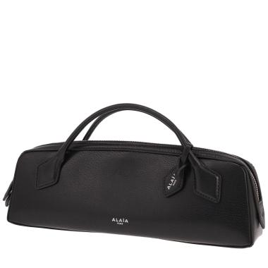 Bolso de mano Alaïa «Le Teckel Clutch» en piel negra
