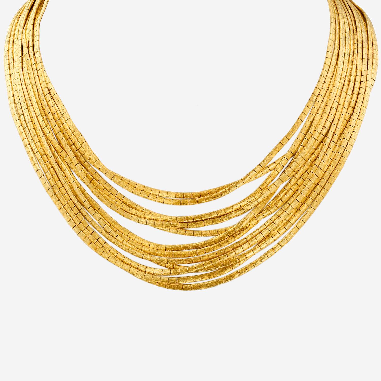 Collar vintage de oro amarillo