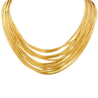 Vintage yellow gold necklace