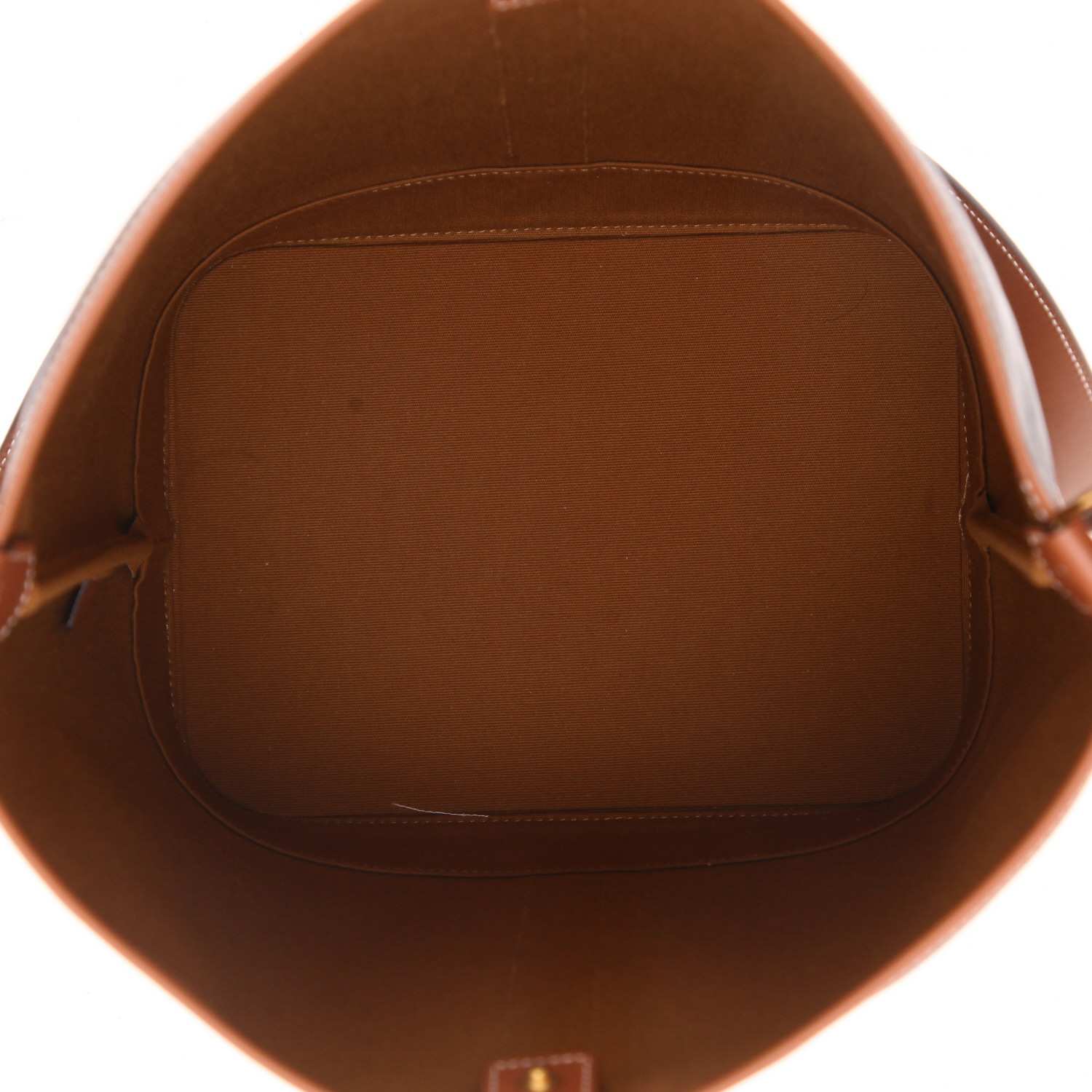 Borsa a tracolla Celine  Seau modello medio  in tela monogram e pelle marrone - Detail D3