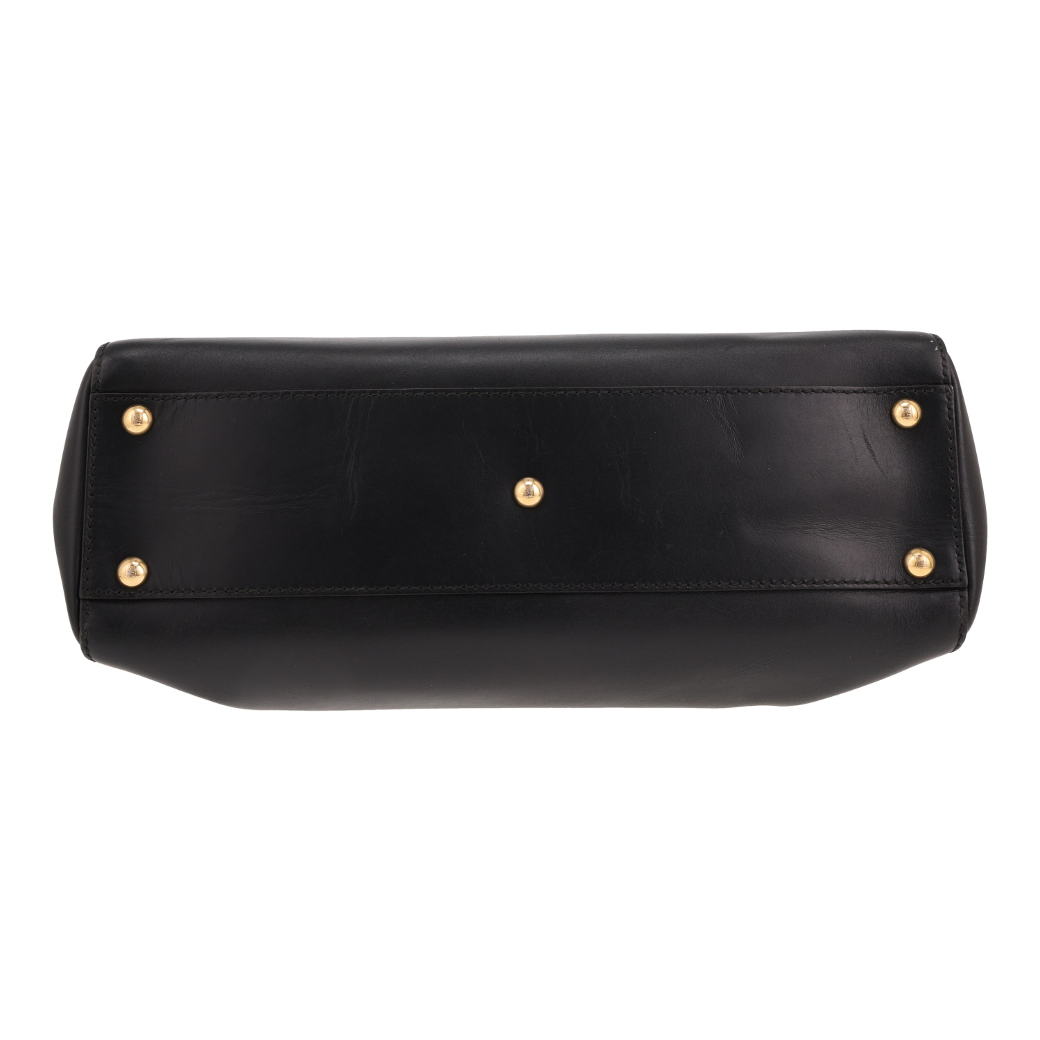 Sac à main Fendi  Peekaboo en cuir noir - Detail D1