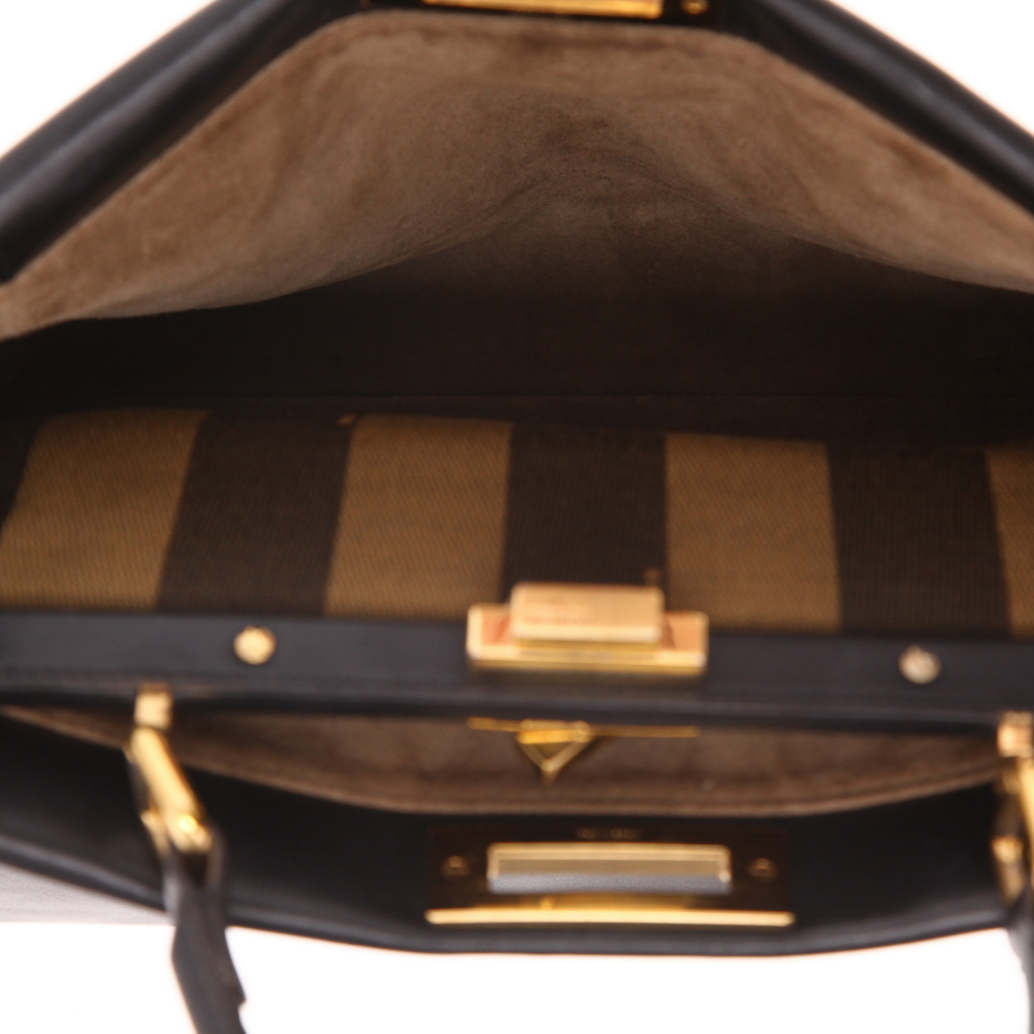 Borsa Fendi Peekaboo in pelle nera - Detail D4