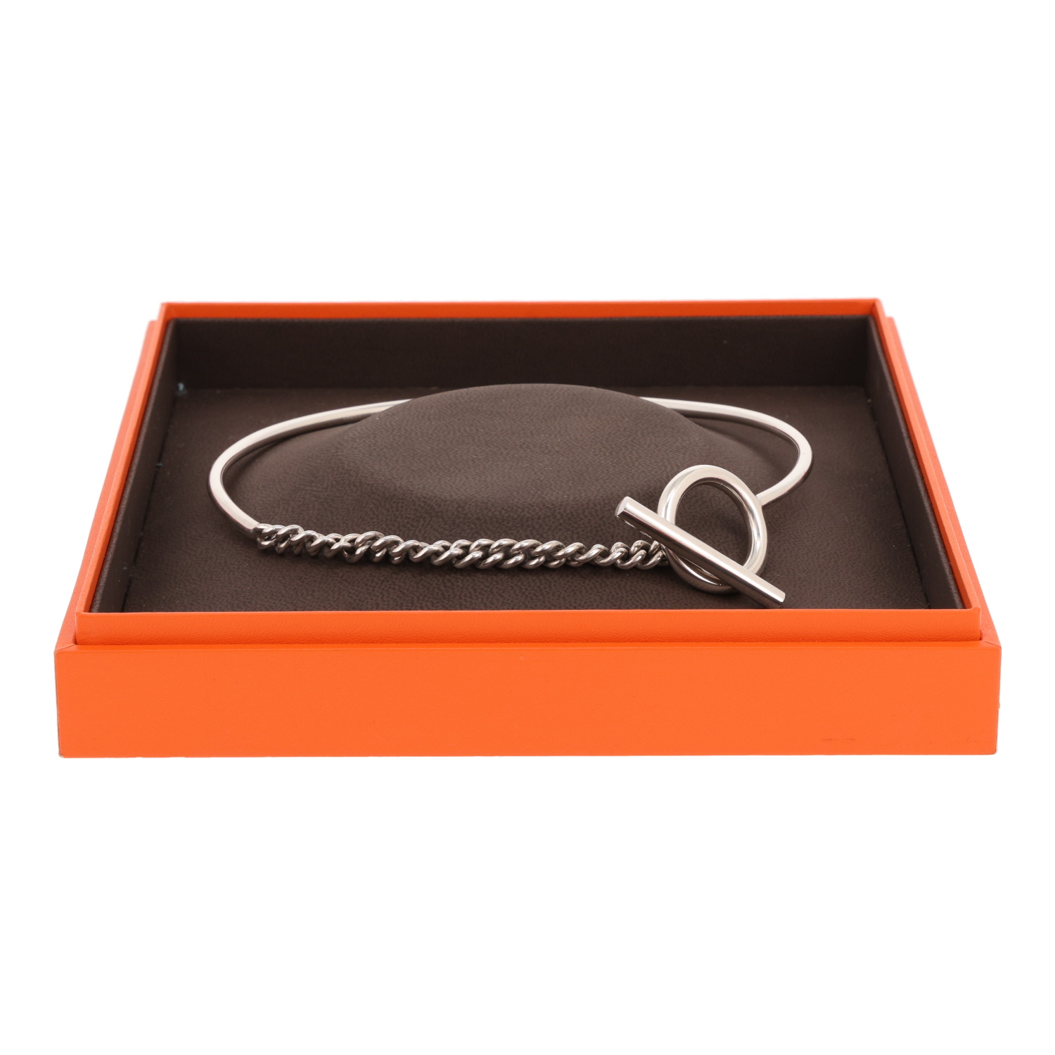 Collar Hermès Croisette de plata - Detail D2