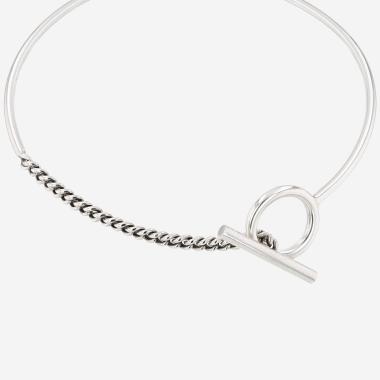 Collier Hermès Croisette en argent